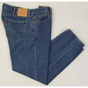 Levis 505 Straight Leg Jeans 40x30 Mens NMC Regular Fit 2 Tone Stitch Red Tab
